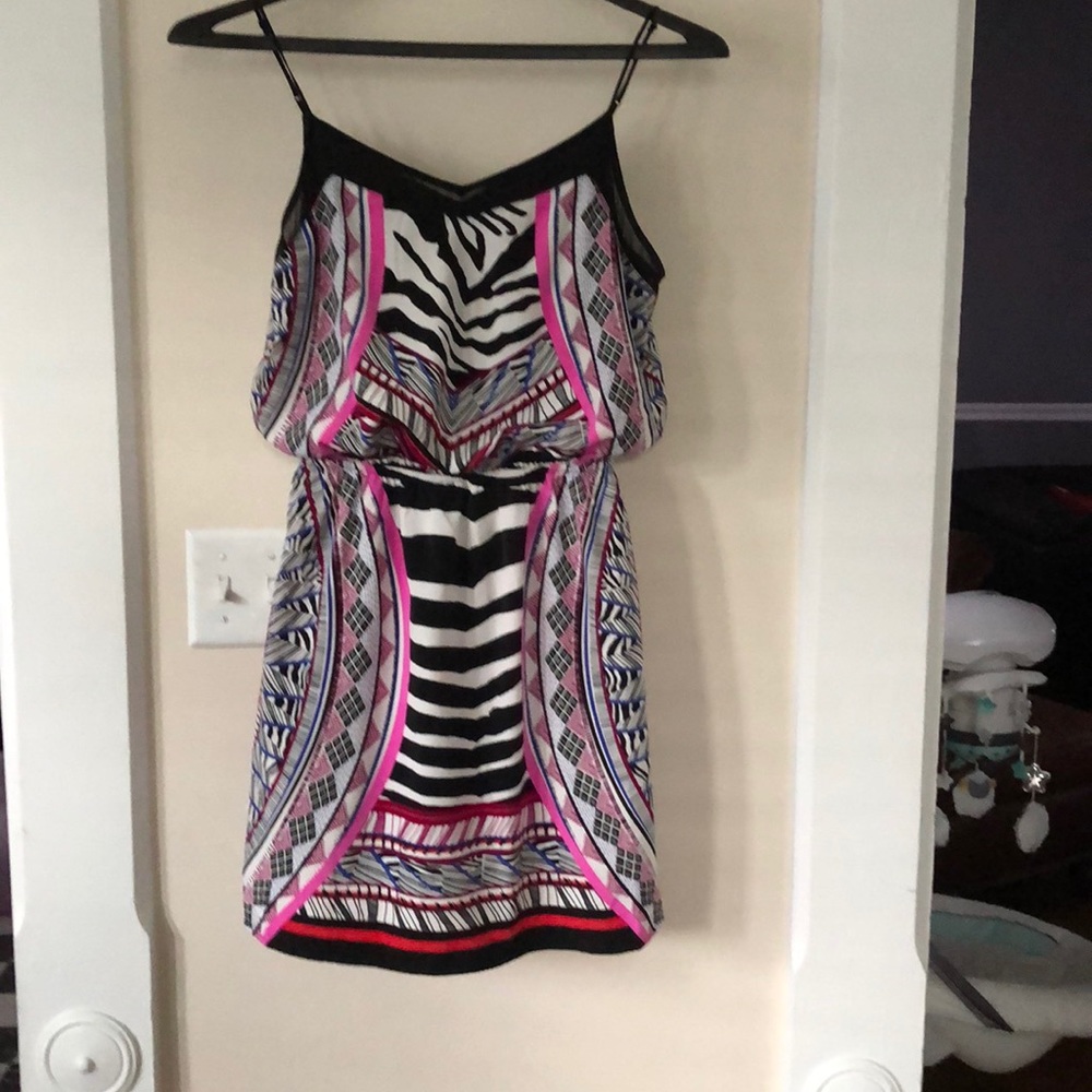 Multi colored patterned dress from Express